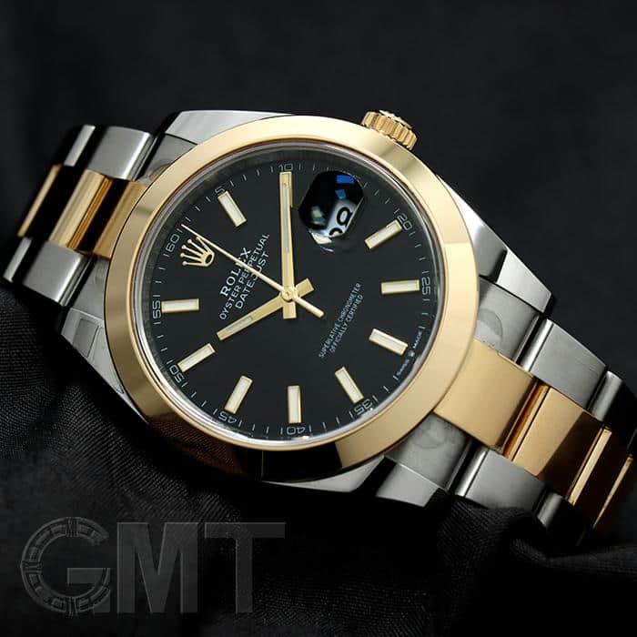 ロレックス デイトジャスト 41 126303 ブラック オイスターブレス ROLEX 【新品】【メンズ】 【腕時計】 【送料無料】 【_年中無休】｜GMT