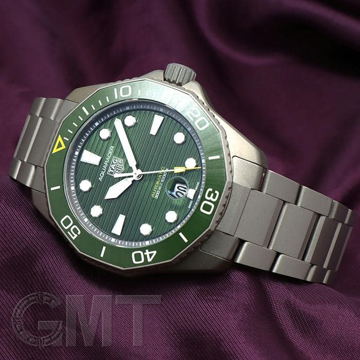 タグホイヤー アクアレーサー プロフェッショナル300 WBP208B.BF0631 グリーン 付属品完品 TAG HEUER 新品メンズ 腕時計 送料無料|GMT