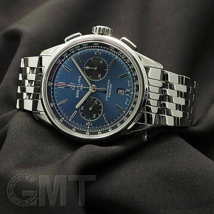 ブライトリング プレミエB01 クロノグラフ42 AB0118221C1A1 ブルー BREITLING 新品メンズ 腕時計 送料無料|GMT