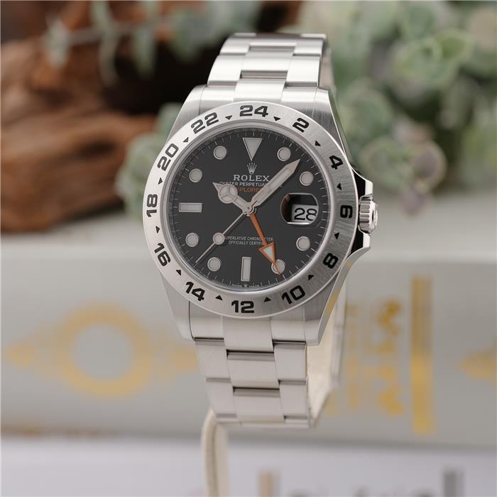 ロレックス エクスプローラーII 226570 保証書2021年 ランダムシリアル 付属品完品 ROLEX 中古メンズ 腕時計 送料無料｜GMT