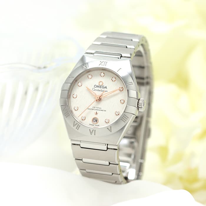OMEGA オメガ コンステレーション コーアクシャル マスター クロノメーター 29mm 131.10.29.20.52.001 OMEGA 新品レディース 腕時計 送料無料|GMT