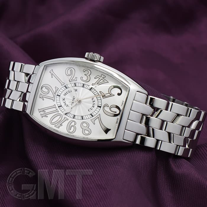 FRANCK MULLER トノーカーベックス 5850SC シルバーレリーフ 付属品完品 FRANCK MULLER 新品メンズ 腕時計 送料無料|GMT
