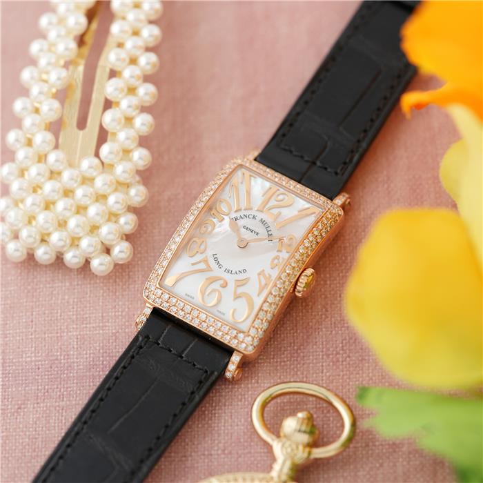 【60回払いまで金利0%】フランク・ミュラー ロングアイランド 902 QZ REL D MOP BLK 5N【アウトレット】 FRANCK MULLER 新品レディース 腕時計 送料無料｜GMT
