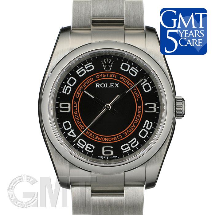 ROLEX ロレックス オイスターパーペチュアル Ref.116000 ブラック オレンジサークル新品腕時計 メンズ 送料無料