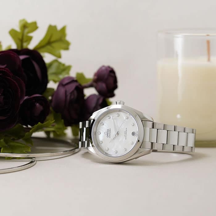 オメガ シーマスターアクアテラ 150M マスターコーアクシャル 34ｍｍ 220.10.34.20.55.001 付属品完品 OMEGA 新品 レディース 腕時計 送料無料