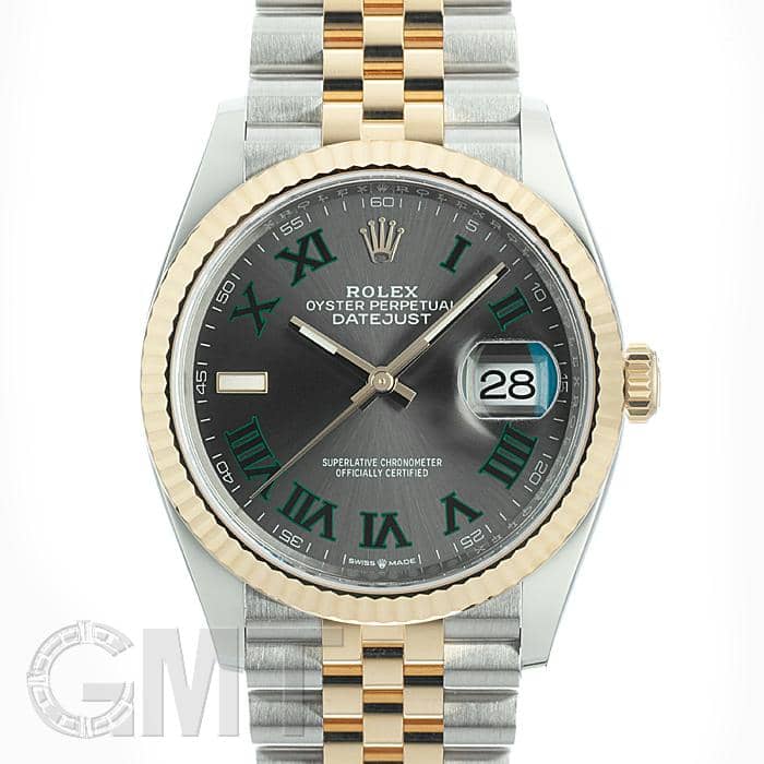 ROLEX ロレックス デイトジャス36 オイスターブレス C4533 ロレックス デイトジャスト 36 スレートローマン オイスター