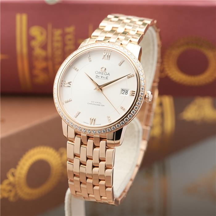 オメガ デヴィル プレステージ 424.55.37.20.52.001 付属品完品 OMEGA 新品 レディース 腕時計 送料無料