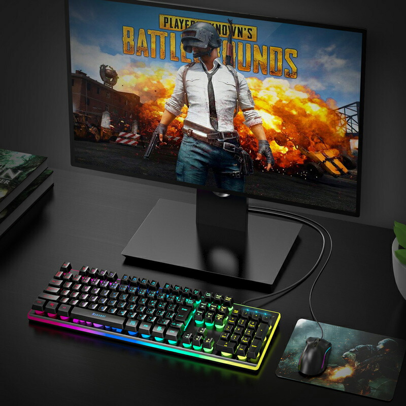 楽天市場 キーボード ゲーミングキーボード 有線 106キー日本語配列 25キー防衝突 Pc用キーボード Rgb1680万色 6種類led色変え 仕事 用 ゲーム用 防水仕様 Windows Mac Os対応 日本語説明書付き 一年間品質保証 Gmy 楽天市場店