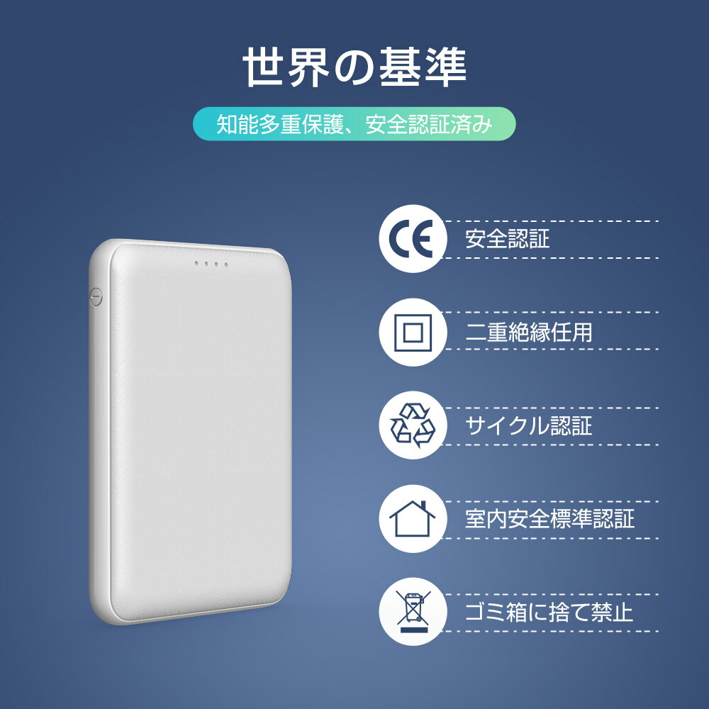 モバイルバッテリー 超小型 ミニ 6800mAh 超軽量98g 急速充電 2USBポート TYPE-CとmicroUSB入力ポート スマホ充電器  2台同時充電 Iphone 充電器 携帯充電器 旅行 出張 停電対策 災害 台風 地震 防災グッズ IPhone Android各種対応 PSE認証済  バッテリー・充電器 ...