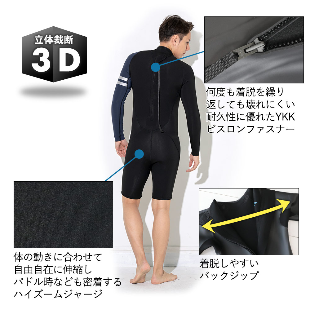 最新作 ロンスプ サーフィン ロンスリ ウェイクボード ウェットスーツ - その他