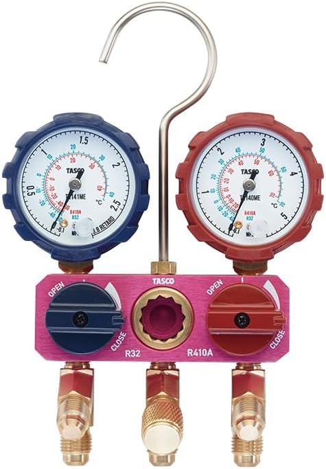 イチネンTASCO (タスコ) ミニボール バルブ式 マニホールド キット TA122ME-1 空調工具|GOLD-S 店