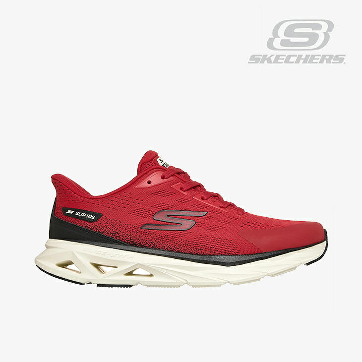 ・SKECHERS｜Slip-Ins Glide-Step Vortex/ スケッチャーズ/スリップインズ グライドステップ ボルテックス/赤いこと #