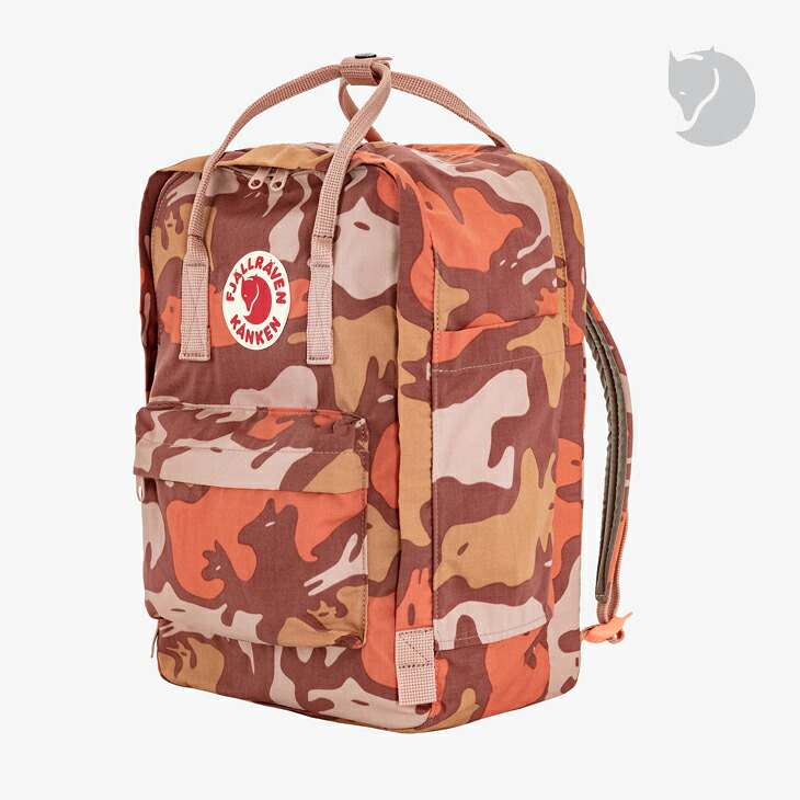 ・FJALLRAVEN｜Kanken Graphics Laptop 15 Daypack/ フェールラーベン/カンケン グラフィックス ラップトップ 15 デイパック リュック/チョークローズｘヒドゥンアニマルズ #