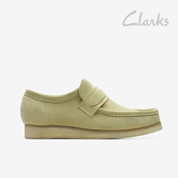 ：CLARKS｜Wallabee Loafer Suede/ クラークス/ワラビー ローファー スエード/メープル #