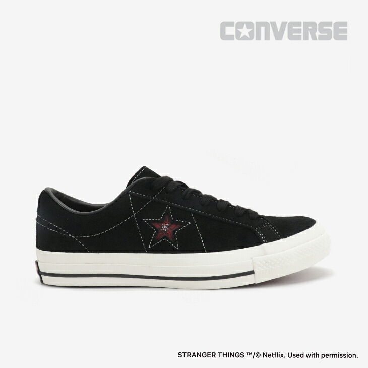 ・CONVERSE｜ｘStranger Things 5 One Star Suede Demogorgon/ コンバース/見ず知らず シングス 5 一 はやりっ子 スエードクロス デモゴルゴン/黒いこと #
