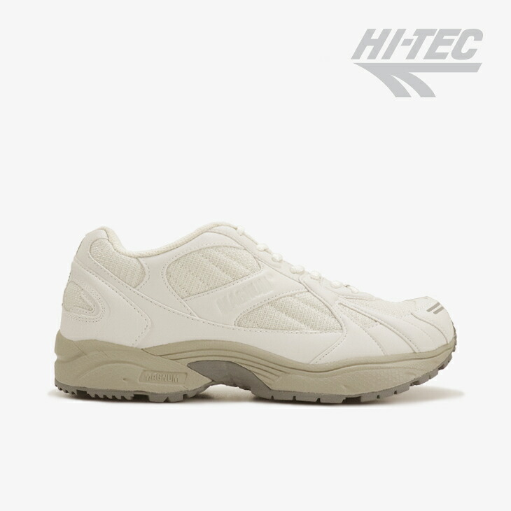 ・HI-TEC｜Magnum U.S.T British Millitary Vibram/ ハイテック/マグナム U.S.T ブリティッシュ ミリタリー ユニフォーム サービス トレーナー ビブラム/ホワイト #｜GO ON