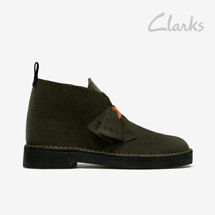 ：CLARKS｜Desert Boot 75th Anniversary Suede/ クラークス/乾荒原 ブーツ 75周年不死化 スエードクロス/ローデングリーン #