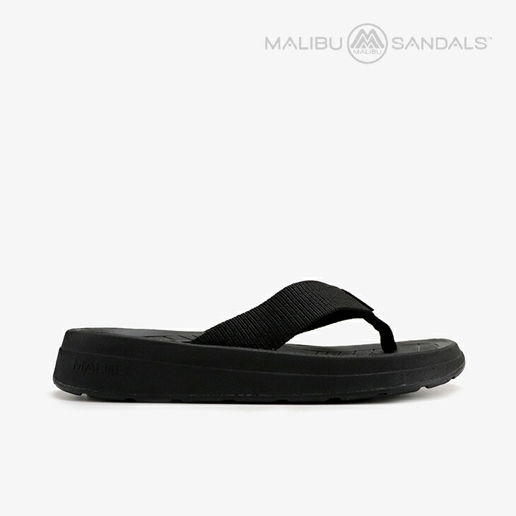 ・MALIBU SANDALS｜Surfrider Nylon/ マリブ サンダルズ/サーフ乗馬者 ナイロン/黒いこと #