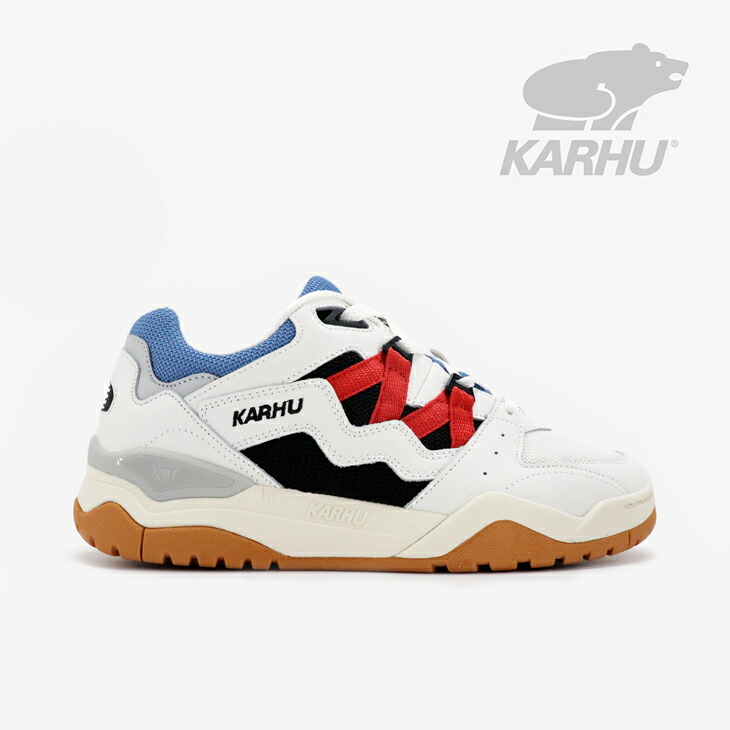 ：KARHU｜Fusion XT/ カルフ/核融合反応 差し交わす形づくる 生活スタイル 先祖伝承/ブライトホワイトｘ赤いこと #