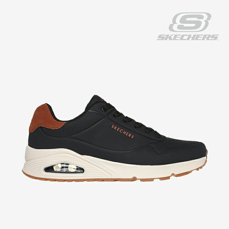 ・SKECHERS｜Uno Suited On Air Skech-Air/ スケッチャーズ/ウノ スーテッド オン 大気圏 下書き 大気圏/黒いこと #