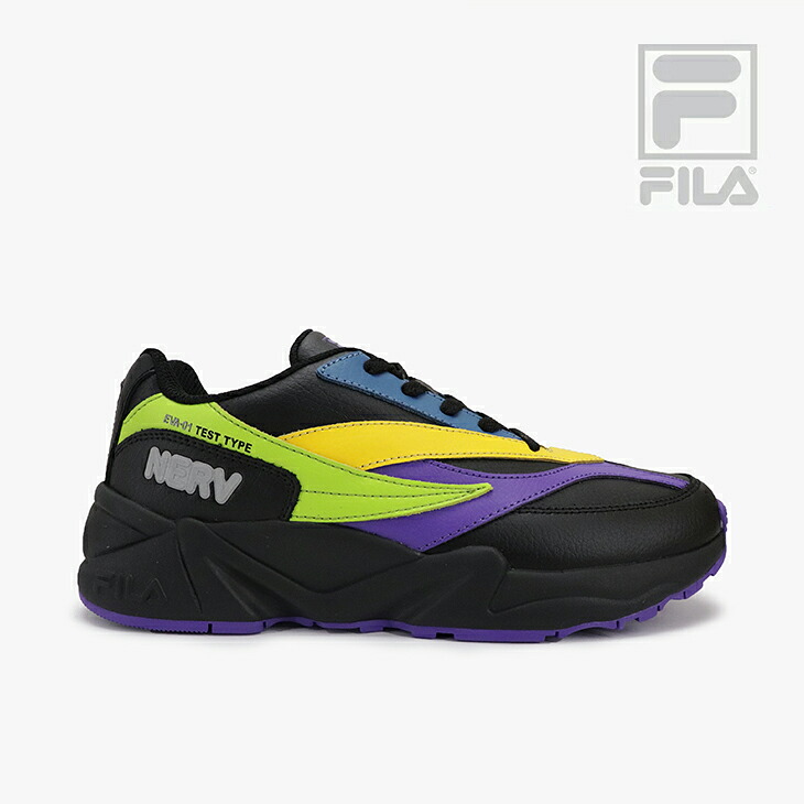 ：FILA｜ｘEvangelion Venom Radio Eva The 30/ フィラ/ベノム X エヴァンゲリオン/ブラックｘパープル #