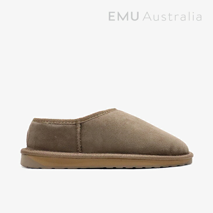 ：EMU｜W Stinger Pico Sheepskin/ エミュー/スティンガー ピコ シープスキン ムートン/マッシュルーム #