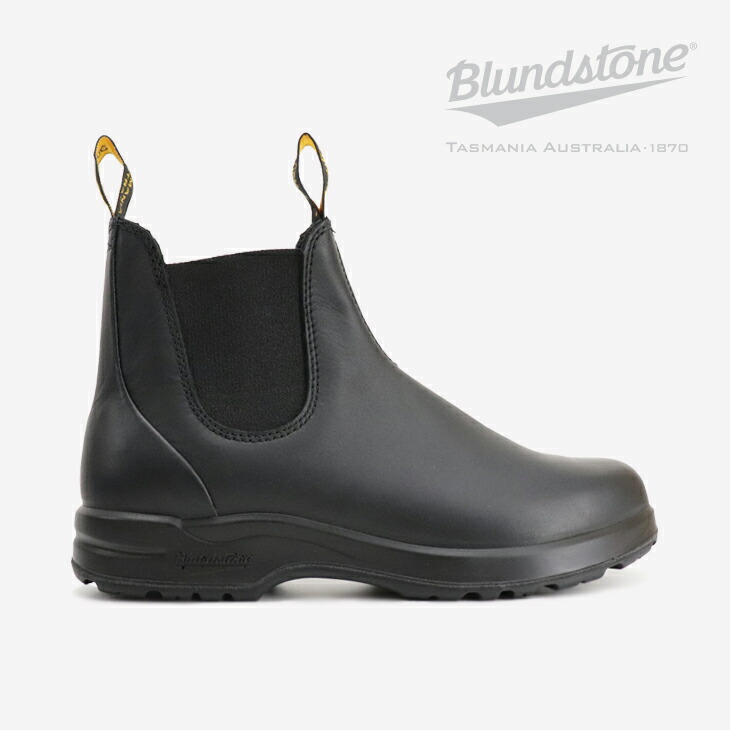 ・BLUNDSTONE｜All-Terrain Smooth Leather Vibram/ ブランドストーン/オールテレイン スムース レザー ビブラム/ブラック #