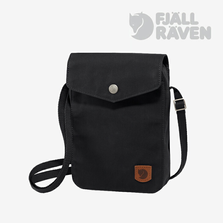 ・FJALLRAVEN｜Greenland Pocket - Bag/ フェールラーベン/グリーンランド 隠し/Black #