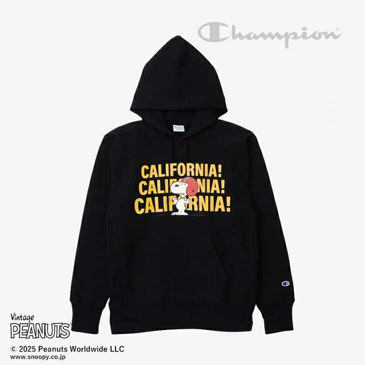 ：CHAMPION｜ｘPeanuts Reverse Weave Hooded Sweat Shirt Vintage Snoopy California/ チャンピオン/リバース ウィーブ フーデッド スウェット シャツ ヴィンテージ ピーナッツ カリフォルニア #