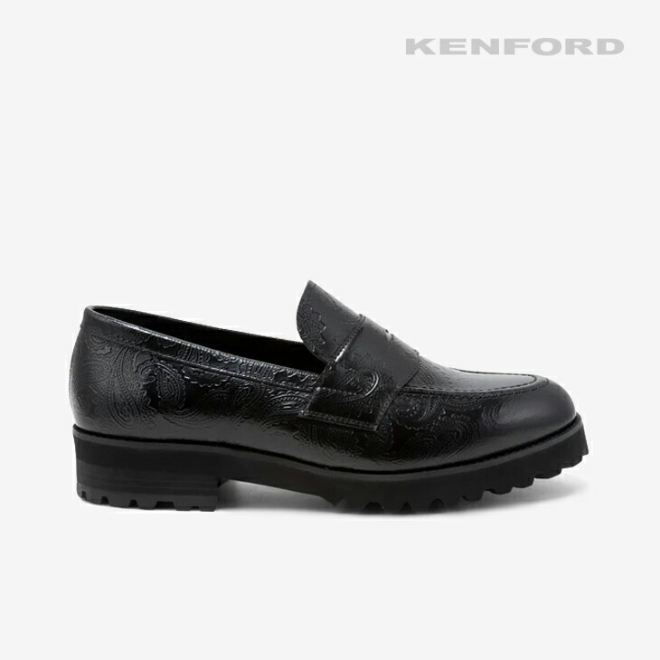 楽天市場】｀KENFORD｜W Tank Sole Paisley Embossed Loafers