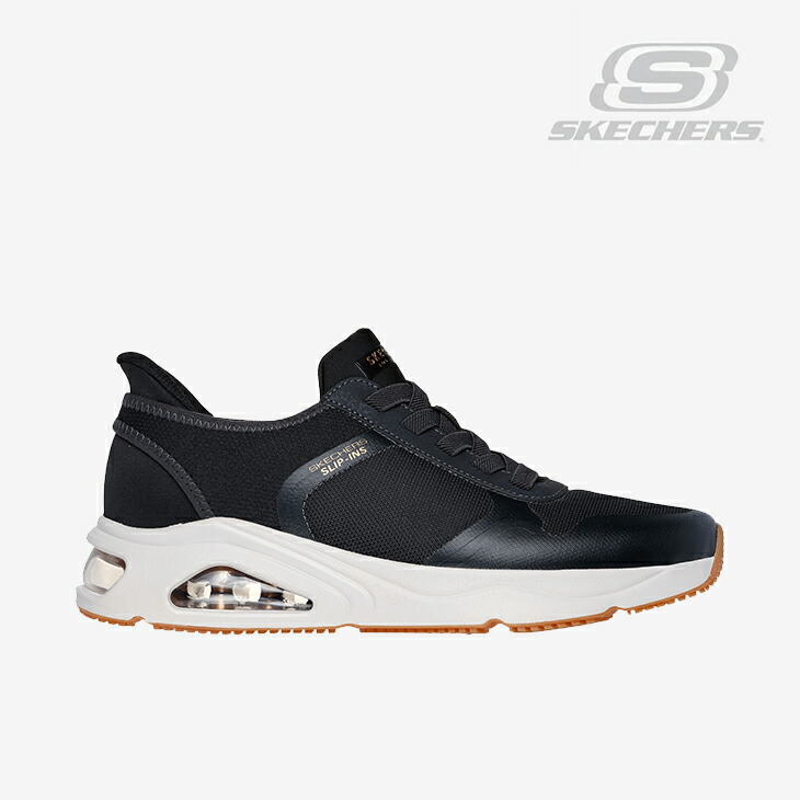 ：SKECHERS｜Slip-Ins Tresair Uno Necessary/ スケッチャーズ/スリップインズ トレスエア湖 ウノ ネセサリー/黒いこと #