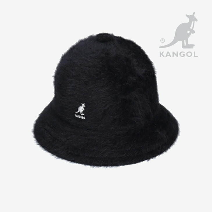 ：KANGOL｜Furgora Casual Hat/ カンゴール/ファーゴラ カジュアル ハット/ブラック #