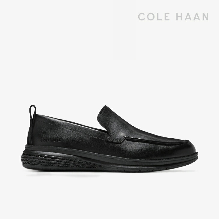 :COLE HAAN|OriginalGrand Energyweave Venetian Loafer Leather/ コール ハーン/オリジナルグランド エナジーウィーヴ ヴェネチアン ローファー レザー/ブラックxブラック #|GO ON