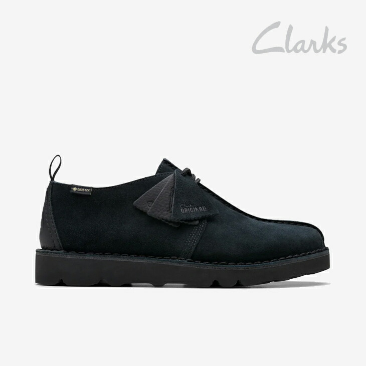 ：CLARKS｜Desert Trek GTX Gore-Tex Boots Suede/ クラークス/乾荒原 トレック ゴアテックス ブーツ スエードクロス/黒いこと #