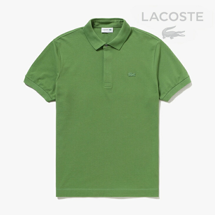 ・LACOSTE｜Stretch Paris SS Polo Shirt Regular Fit / ラコステ/ストレッチ パリ ショートスリーブ ポロ シャツ レギュラー フィット/ライムグリーン #｜GO ON