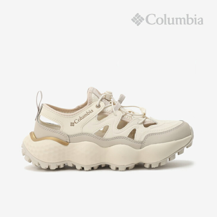 ・COLUMBIA｜W Thrive Revive Shandal Montrail Sneaker Sandal/ コロンビア/スライブ リバイブ もの言う花ダル モントレイル スニーカー サンダル/チョークブラスメタリック #