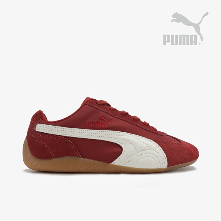・PUMA｜Speedcat Nylon/ プーマ/スピードキャット ナイロン/ダーククリムゾンｘホワイト #｜GO ON