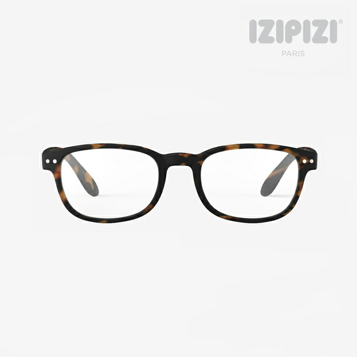 ・IZIPIZI｜Reading B Frame Rectangular/ イジピジ/リーディング B フレーム レクタングラー/トータス #