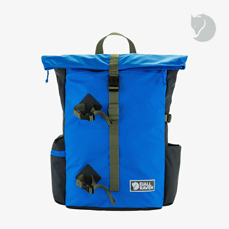 ・FJALLRAVEN｜Vardag Foldsack 25 Daypack/ フェールラーベン/ヴァーダグ フォールドサック 25 デイパック リュック/ユーエヌブルーｘコールブラック #