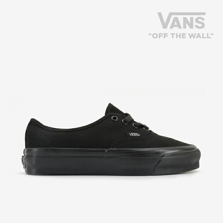 ・VANS Premium｜Authentic Reissue 44 LX Canvas/ ヴァンズ/プレミアム オーセンティック リイシュー 44 ラックス キャンバス/ブラックｘブラック #