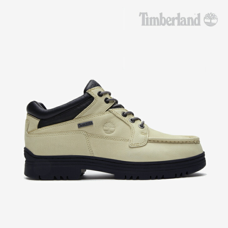 ・TIMBERLAND｜Heritage Moc Toe Mid Lace Gore-Tex Nubuck/ ティンバーランド/ヘリテージ モックトゥ ミッド レース ゴアテックス ヌバック/ライトベージュ #