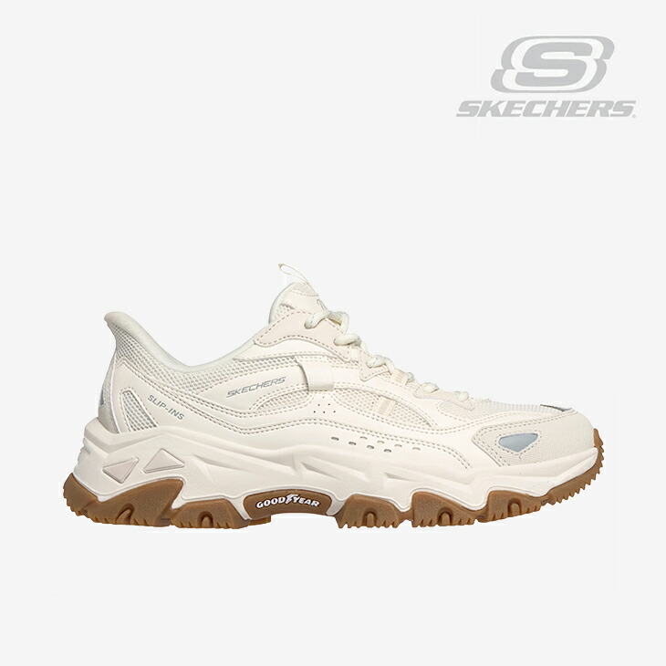 ・SKECHERS｜W Slip-Ins D Lites Hiker Mad River Glen/ スケッチャーズ/スリップインズ ディーライツ ハイカー もの狂わしい リバー グレン/象牙色 #