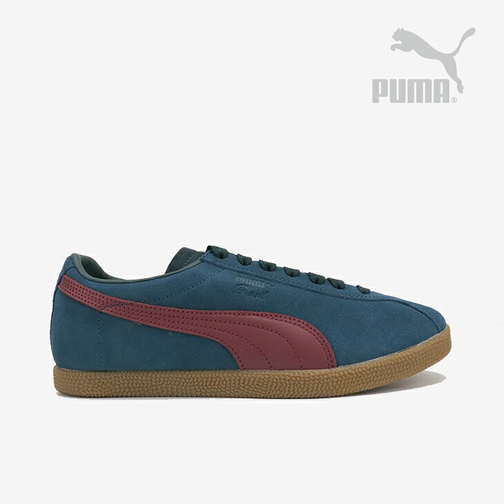 ：PUMA｜Brasil Suede/ プーマ/ブラジル スエード/ペルシアンブルーｘチームリーガルレッド #