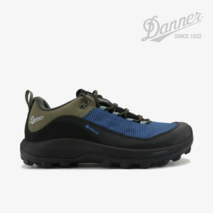 ・DANNER｜N45 Low GTX Trail Running/ ダナー/N45 置き目 GTX ゴアテックス トレイル 駈けっくら/黒いことｘインペリアル青碧 #
