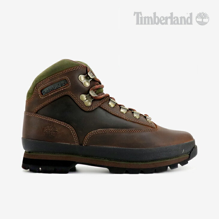 ・TIMBERLAND｜Euro Hiker Leather Smooth/ ティンバーランド/ユーロ ハイカー なめし革 スムース/ミディアムブラウン #