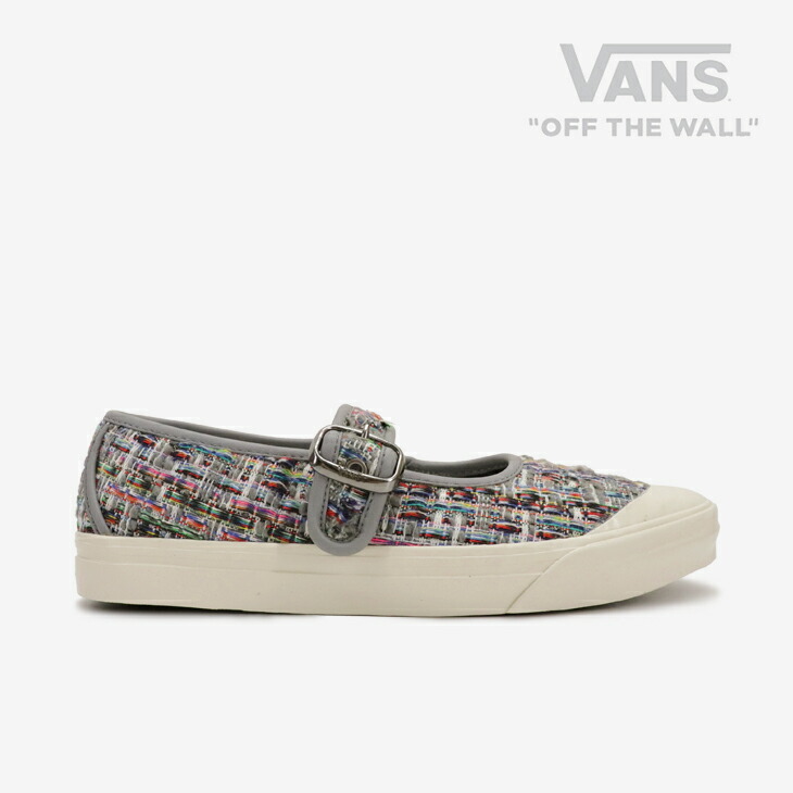 ：VANS Premium｜Mary Jane Lx Lowpro Tweed/ ヴァンズ/割り増し金 メリー ジェーン ラックス 置き目労働者階級 ツィード/フロストグレー #