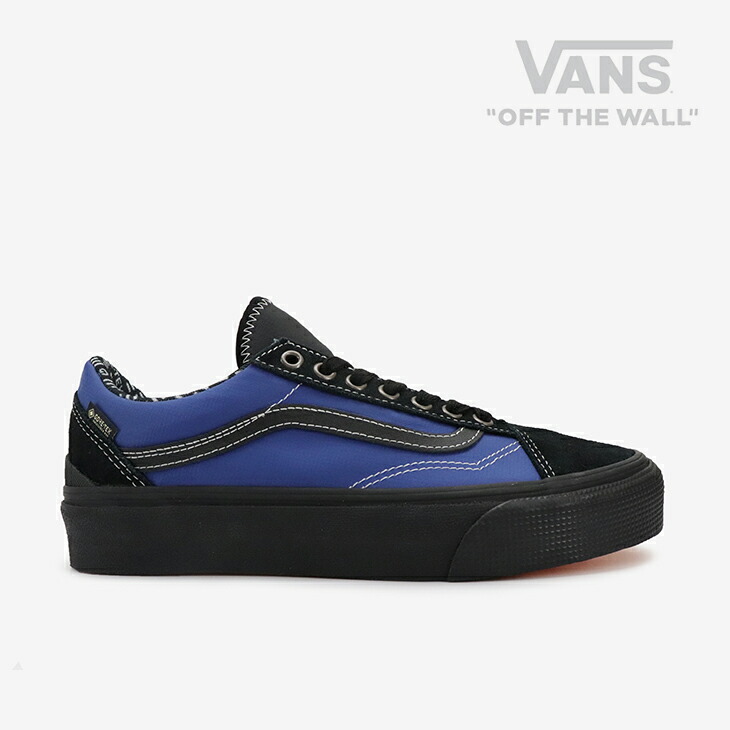 ：VANS｜Old Skool Gore-Tex/ ヴァンズ/オールド スクール ゴアテックス/アウトドアブラックｘブルー #