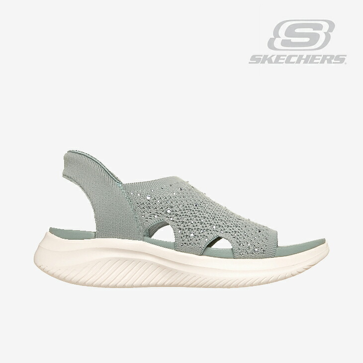 ・SKECHERS｜W Slip-Ins Ultra Flex 3.0 Sandals Growing Icon/ スケッチャーズ/スリップインズ ウルトラ フレックス 3.0 サンダル グローイング アイコン/サルヴィア #