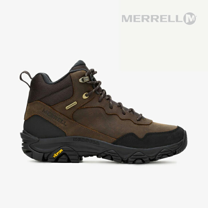 ・MERRELL｜Coldpack 3 Thermo Mid WP Vibram Arctic Grip AT/ メレル/冷ややかさ容器に並べる サーモ ミッド お水校正刷り ビブラム アークティック 手持ち部分 櫂 テレイン/地びた 赤銅色 #