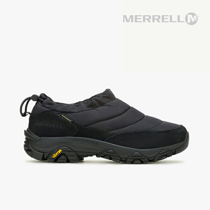 :MERRELL|Coldpack 3 Zero Thermo WP Vibram AG AT/ メレル/コールドパック ゼロ サーモ ウォータープルーフ インサレーション ビブラム アークティックグリップ オールテレイン/ブラック #|GO ON